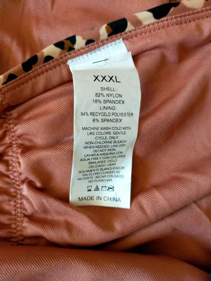 Bas de maillot de bain imprimé léopard – Taille XXXL – 2 exemplaires disponibles - photo numéro 4