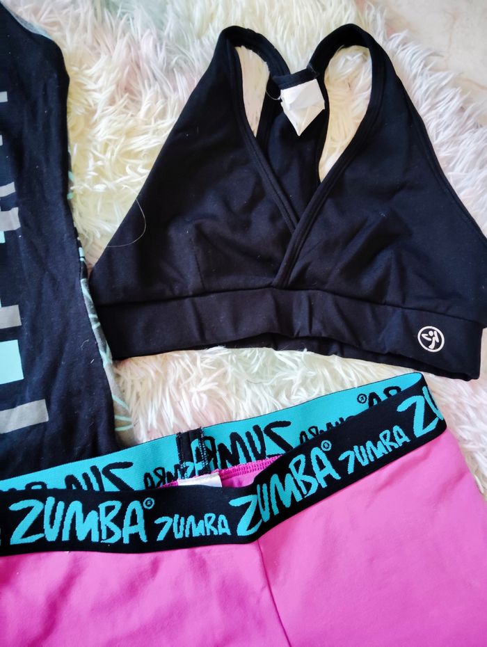 Lot Zumba S short débardeur brassière ensemble - photo numéro 8