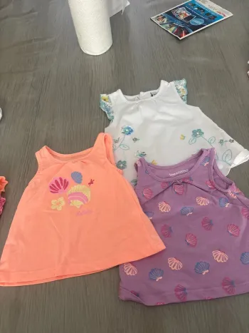 Lot t shirt 6 mois