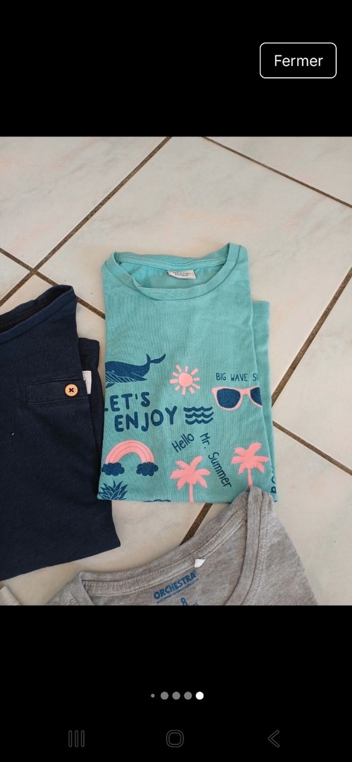 Lot 9 t shirts - photo numéro 6