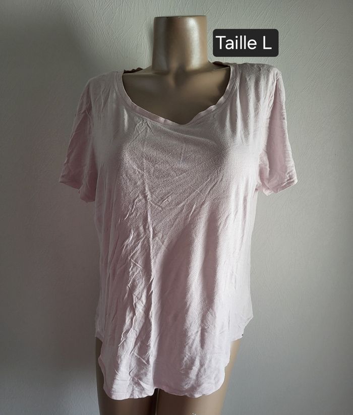 T shirt rose pale