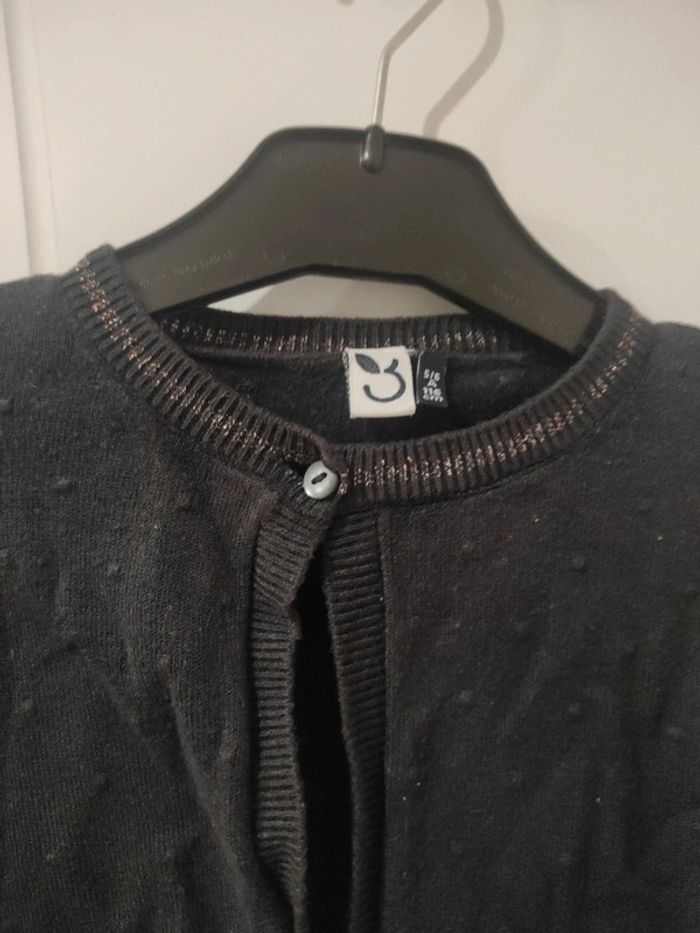 Gilet boléro 3 pommes 5-6 ans - photo numéro 3