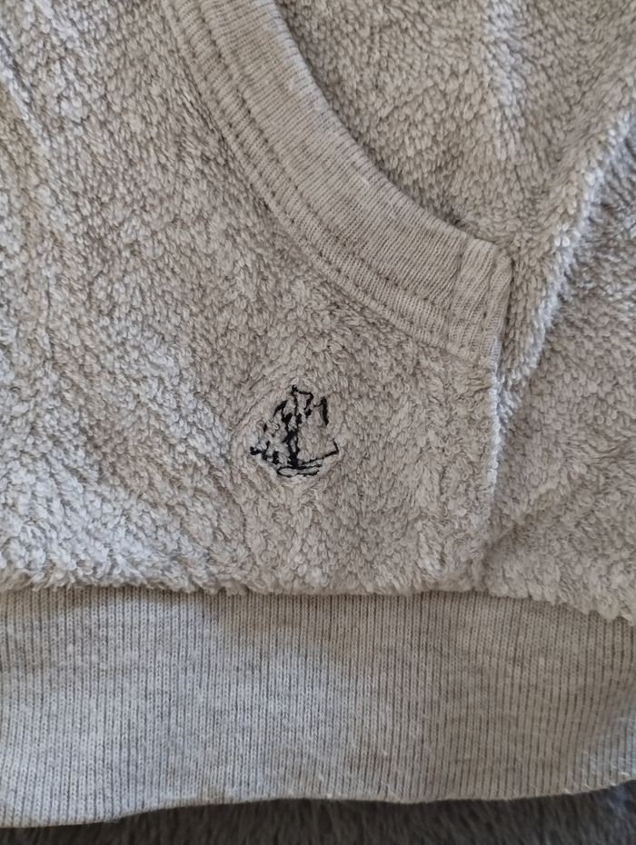 Sweat zippé Petit bateau 18/24 mois - photo numéro 2