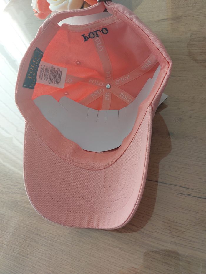 Casquette Polo Ralph Lauren rose neuve - photo numéro 2