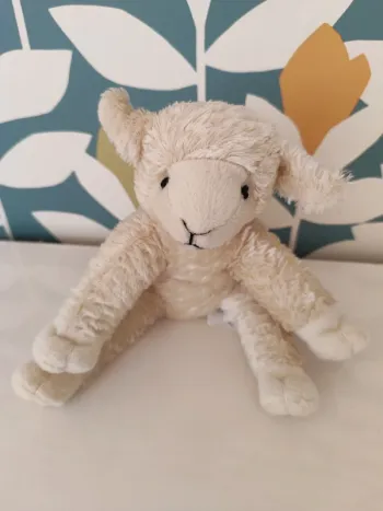 Doudou mouton bergère de France