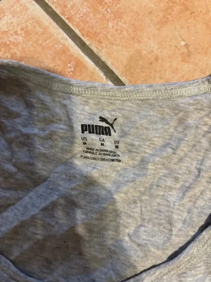 Débardeur puma gris - photo numéro 2
