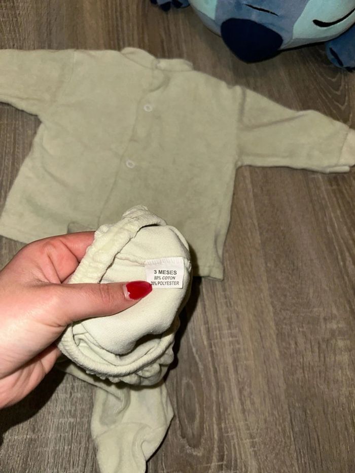 Pyjama 2 pièce fille 3 mois - photo numéro 5