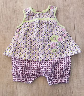 Combi short fille multicolore taille 3 mois Orchestra