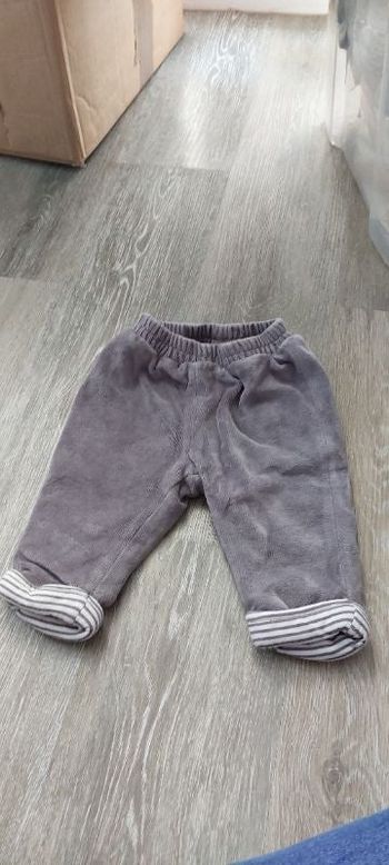 Pantalon velour epais