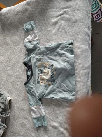 Tee shirt + veste réversible sergent major 6 mois