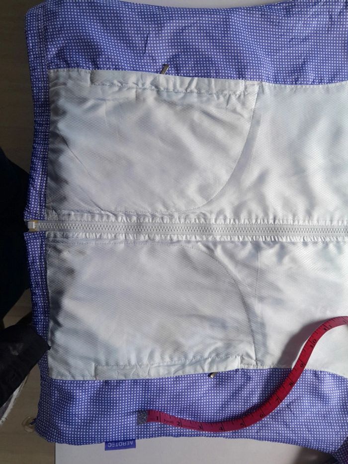 J coupe vent veste zippée petit carreau vichy vintage Kappa modèle aerotec - photo numéro 14