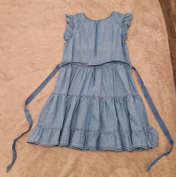 Robe Denim Souple Bleu Ciel, Taille 44 - photo numéro 2