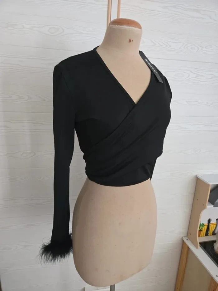 Cache cœur femme taille s neuf - photo numéro 2