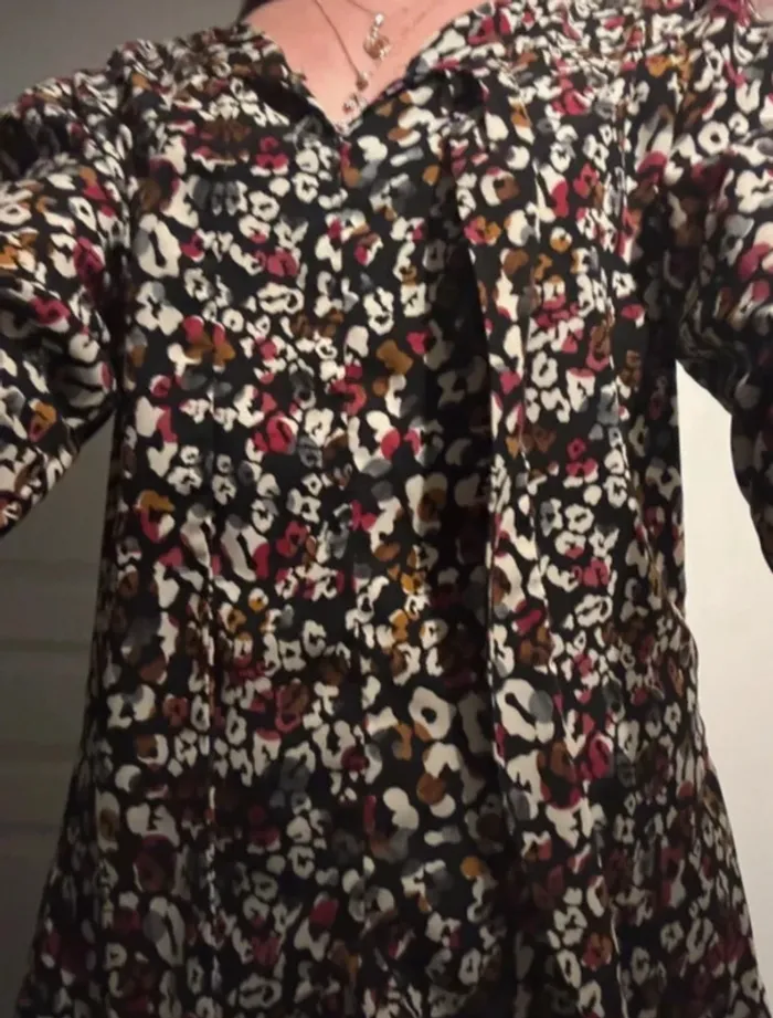 Blouse fluide à imprimé coloré – Taille 38 🌸 - photo numéro 5