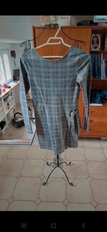 Combishort manches longues à carreaux Jennyfer taille S 👻