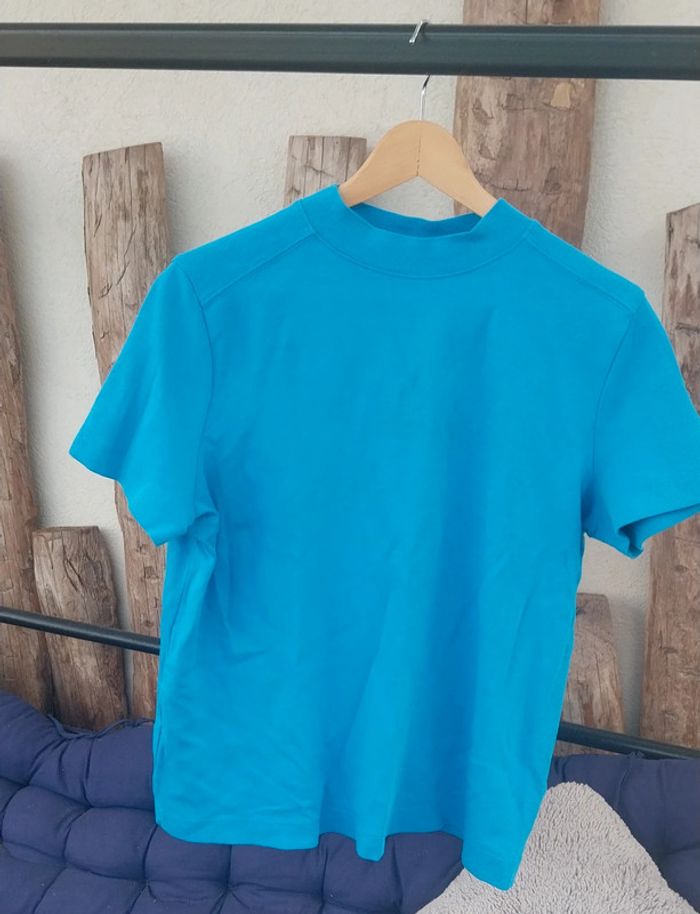 Tee shirt bleu cache cache - photo numéro 2