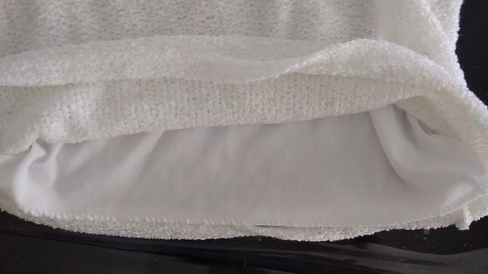 Adorable haut blanc en maille - photo numéro 4