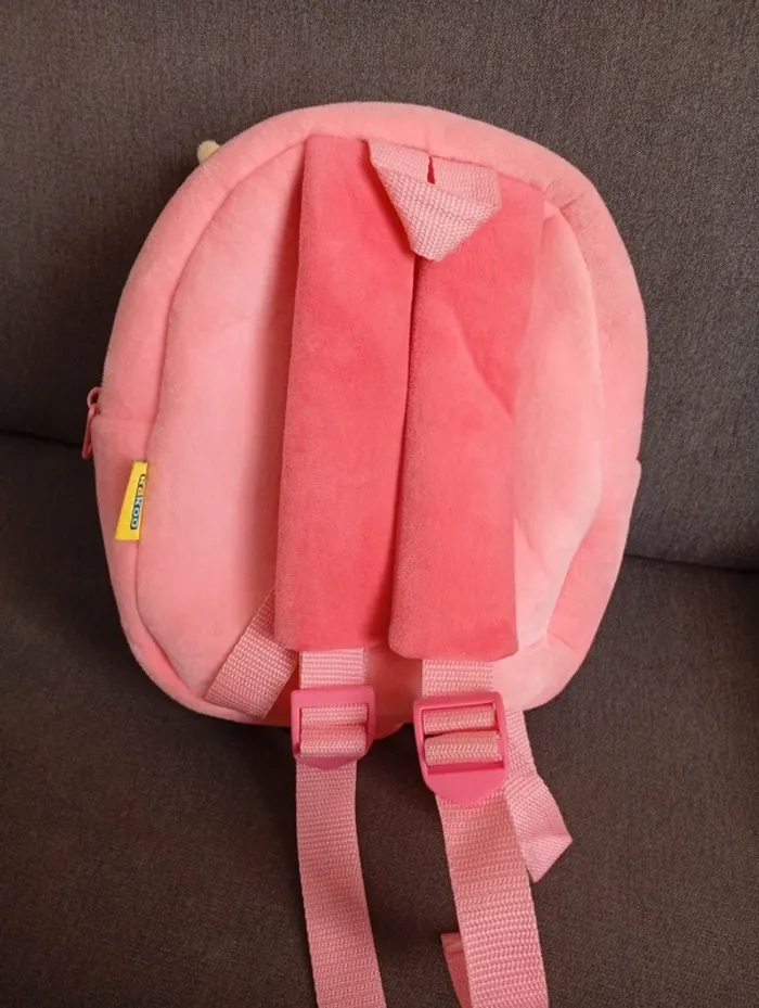 Sac à dos école enfant maternelle ou goûter flamant rose - photo numéro 2