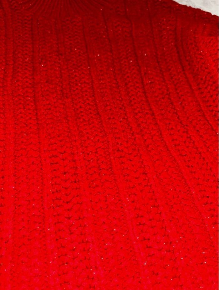 Pull en laine rouge – Kiabi – Taille S - Bon état - photo numéro 4
