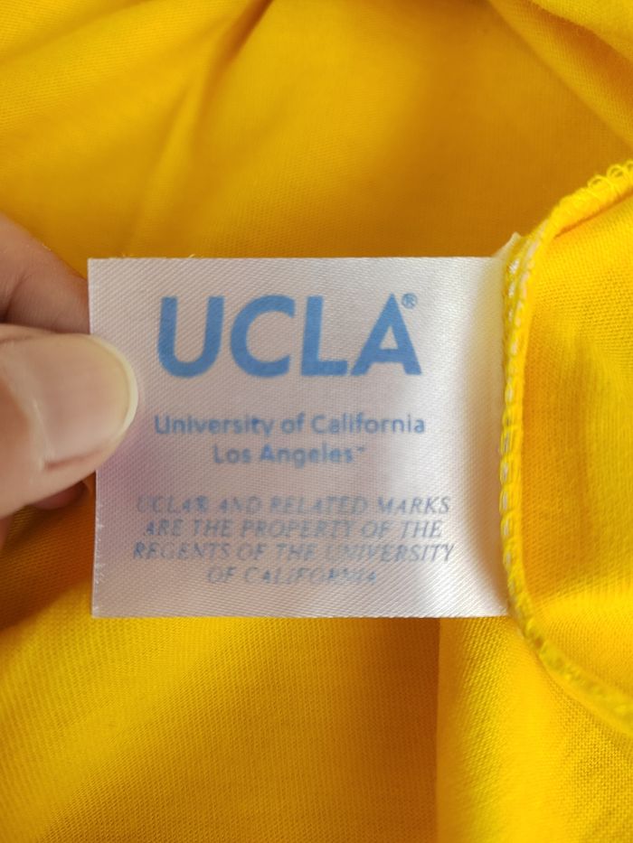 T-shirt Femme Université UCLA Jaune – Taille 36 / S – Très Bon État - photo numéro 8
