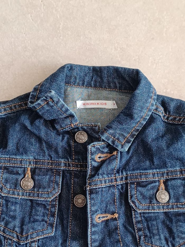 Veste en jean Monoprix 4 ans - photo numéro 3