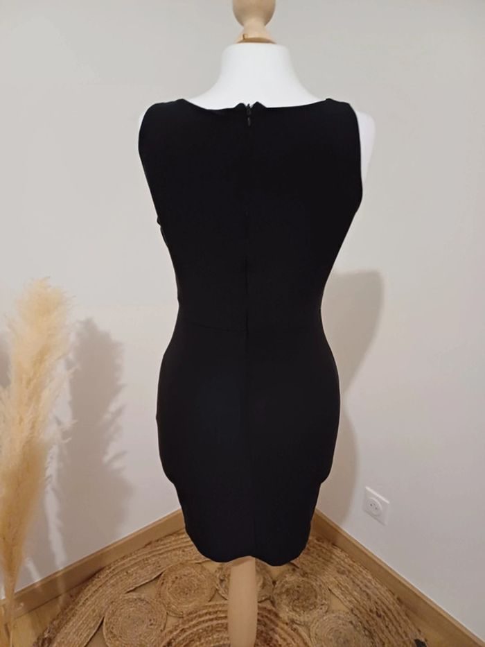 Robe noire chic cache-coeur Voyelles taille XS 34 - photo numéro 6