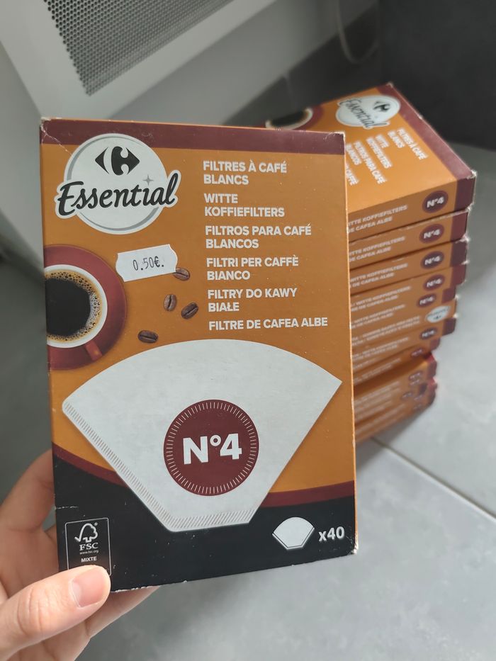 Lot de 15 paquets de filtres à café neufs