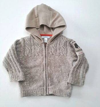 Gilet à capuche 12 mois