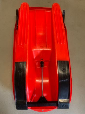 Luge dirigeable en plastique