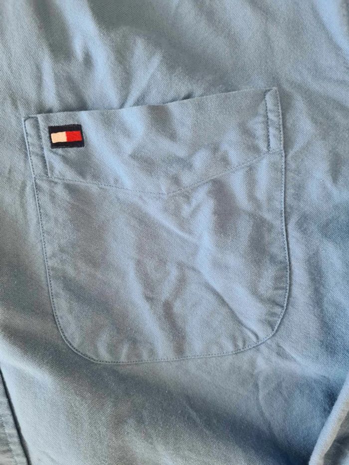 Chemise bleue homme Tommy Hilfiger taille M - photo numéro 5