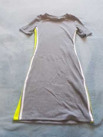 Robe tube côtelé 12/14 ans neuve