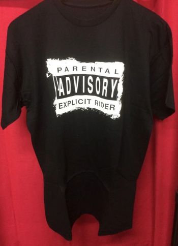 T-shirt motard explicit rider (noir) L