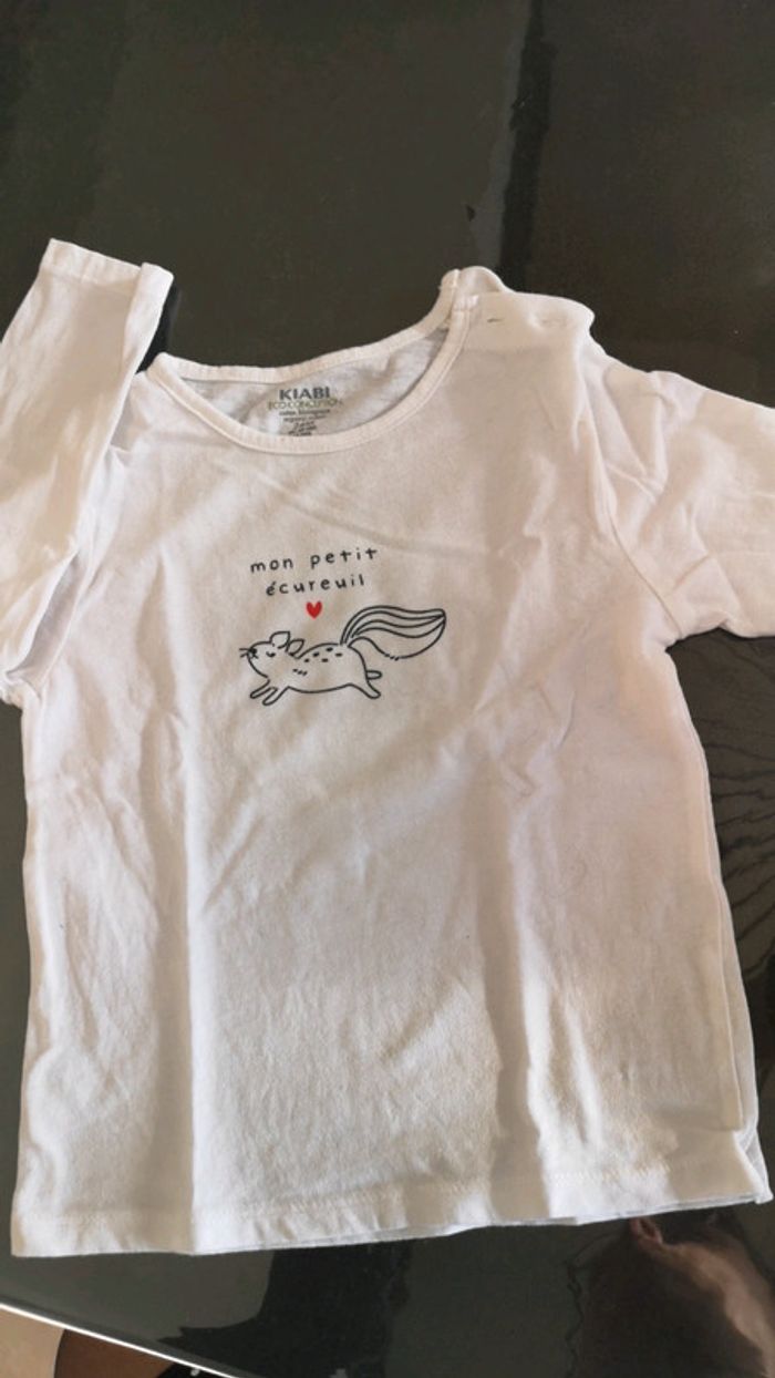 Tee shirt fin manche longue