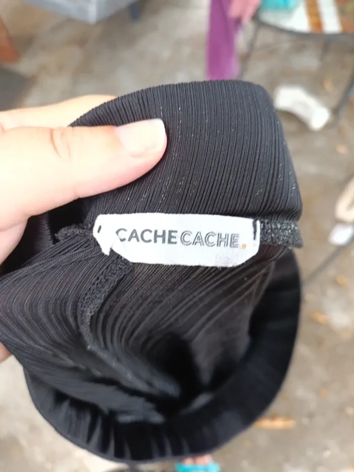 Jupe longue plissée cache cache - photo numéro 3