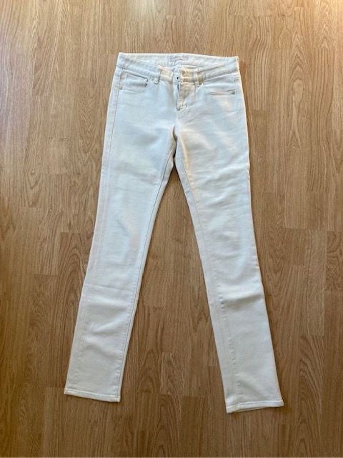 Jean blanc Uniqlo