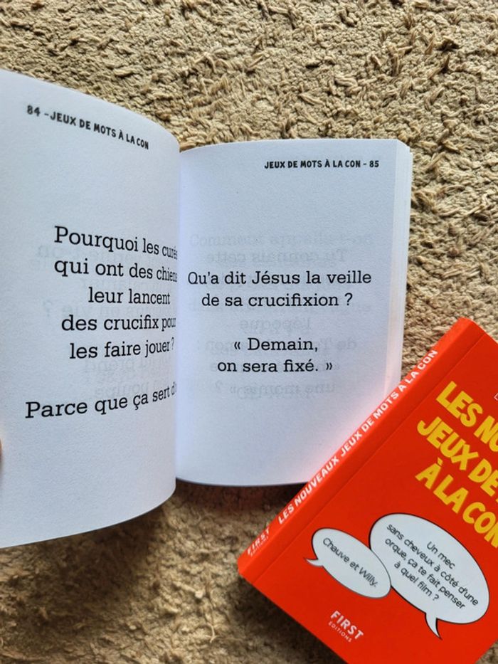 Lot de 2 petits livres d'humour : Jeux de mots à la con de Lech Kimo - photo numéro 7