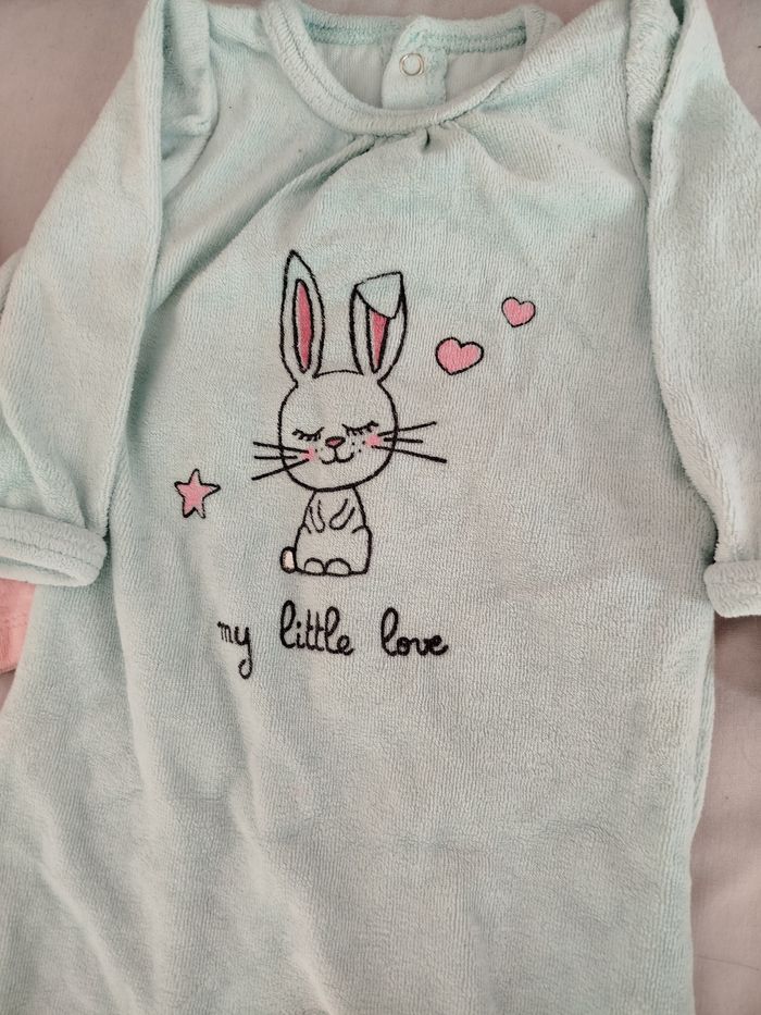 Lot pyjama velours - photo numéro 3