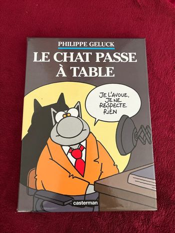 Superbe coffret à offrir ou à s offrir Le Cher passe à table Philippe Geluck
