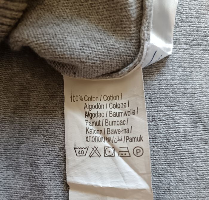 Pull over en V homme T 40 gris - photo numéro 3