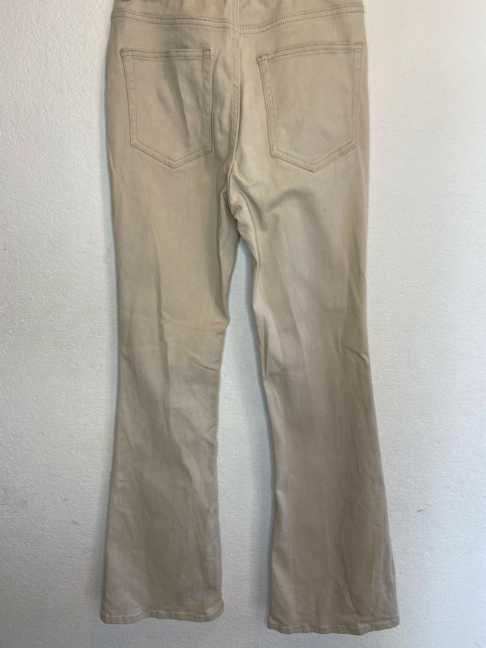 Jean pantalon crème H&M femme - photo numéro 2