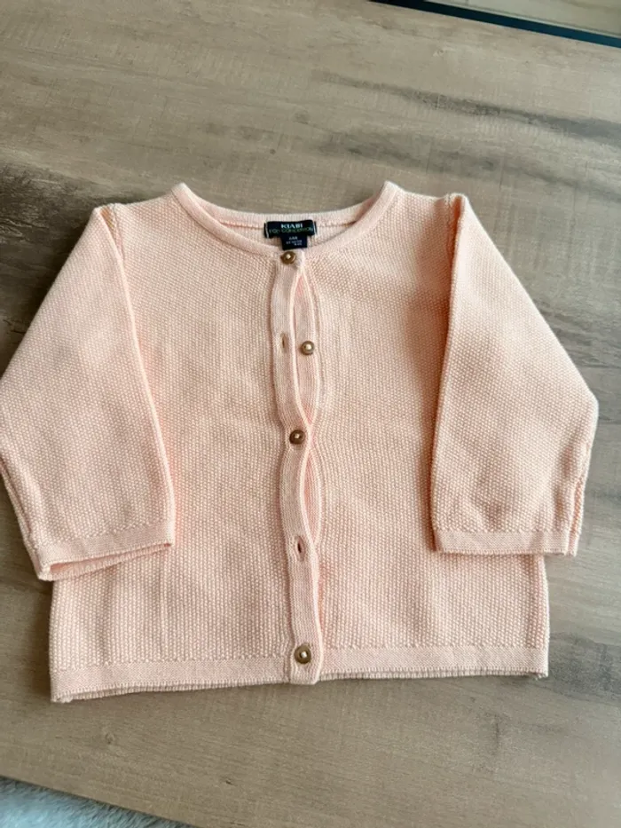 Gilet Kiabi rose 6 mois