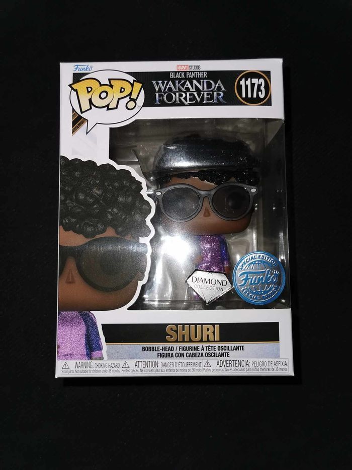 Figurine Funko Pop / Shuri N°1173 / Wakanda Forever / Marvel / Diamond Spécial édition - photo numéro 1