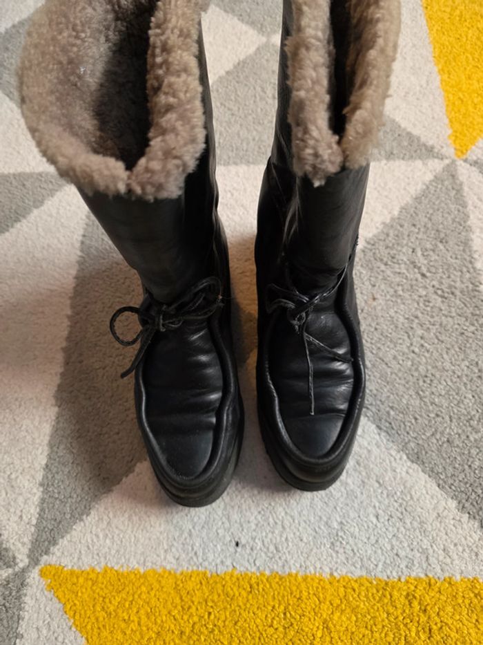 Bottes de neige en cuir vintage Arcus Taille 39 - photo numéro 3