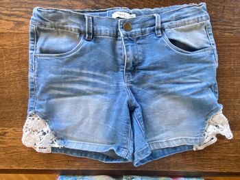 Short jean et dentelle 14 ans