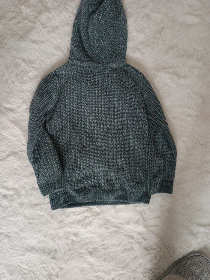 Pull tout doux gris bleu 4 ans - photo numéro 4