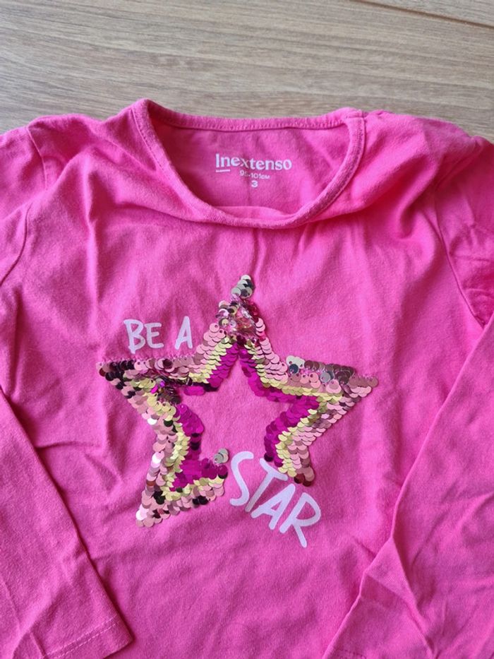 2 t-shirts ML 3 ans - photo numéro 2