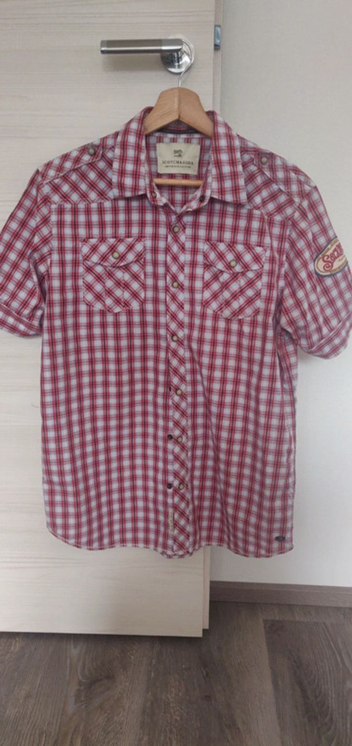 Chemise homme à carreaux