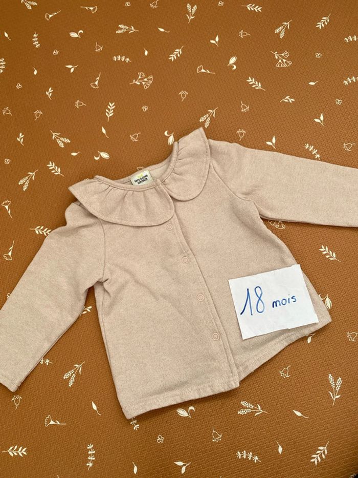 Gilet pailleté 18 mois