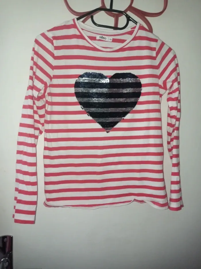 T-shirt manche longue fille - photo numéro 2