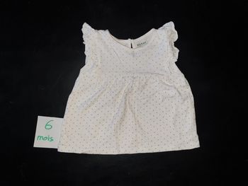 Tee-shirt à pois dorés